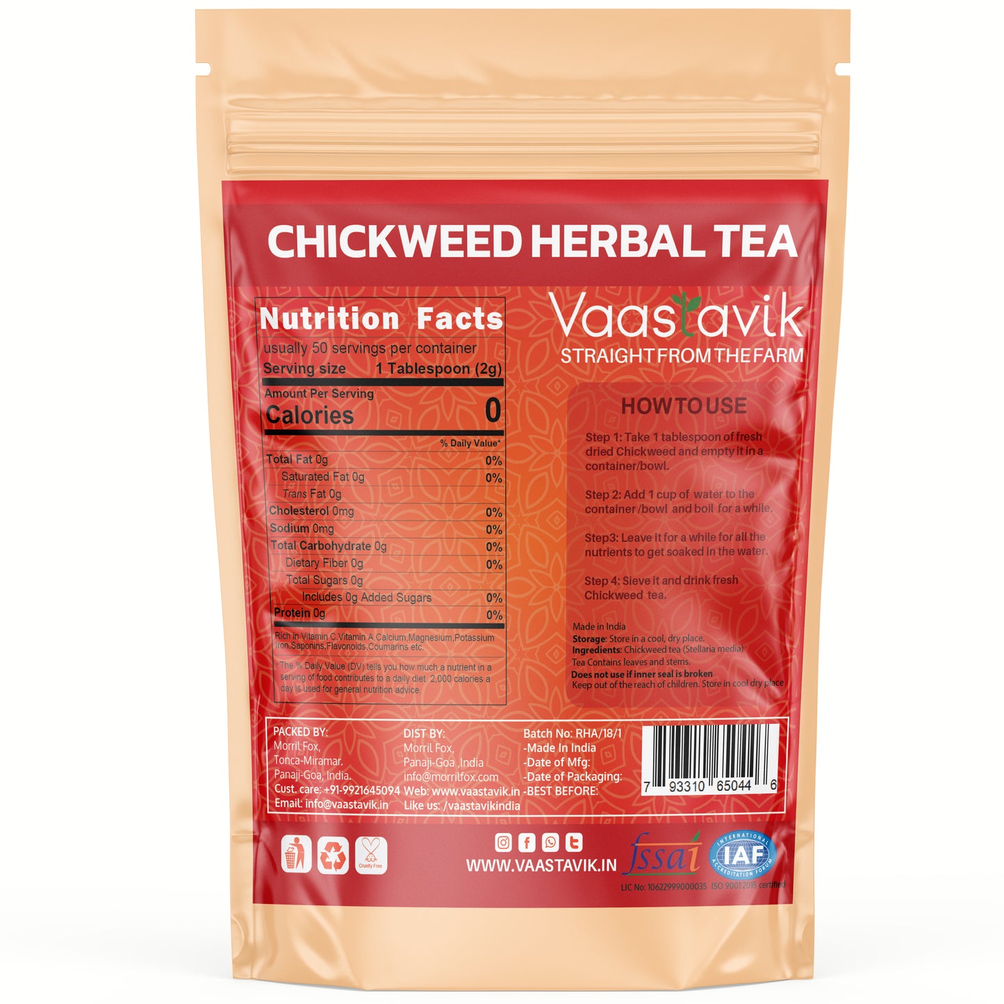 Pure Chickweed leaf Tea 100 gm