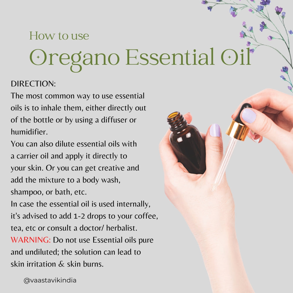 Oregano Essential Oil 30ml Pure Grade