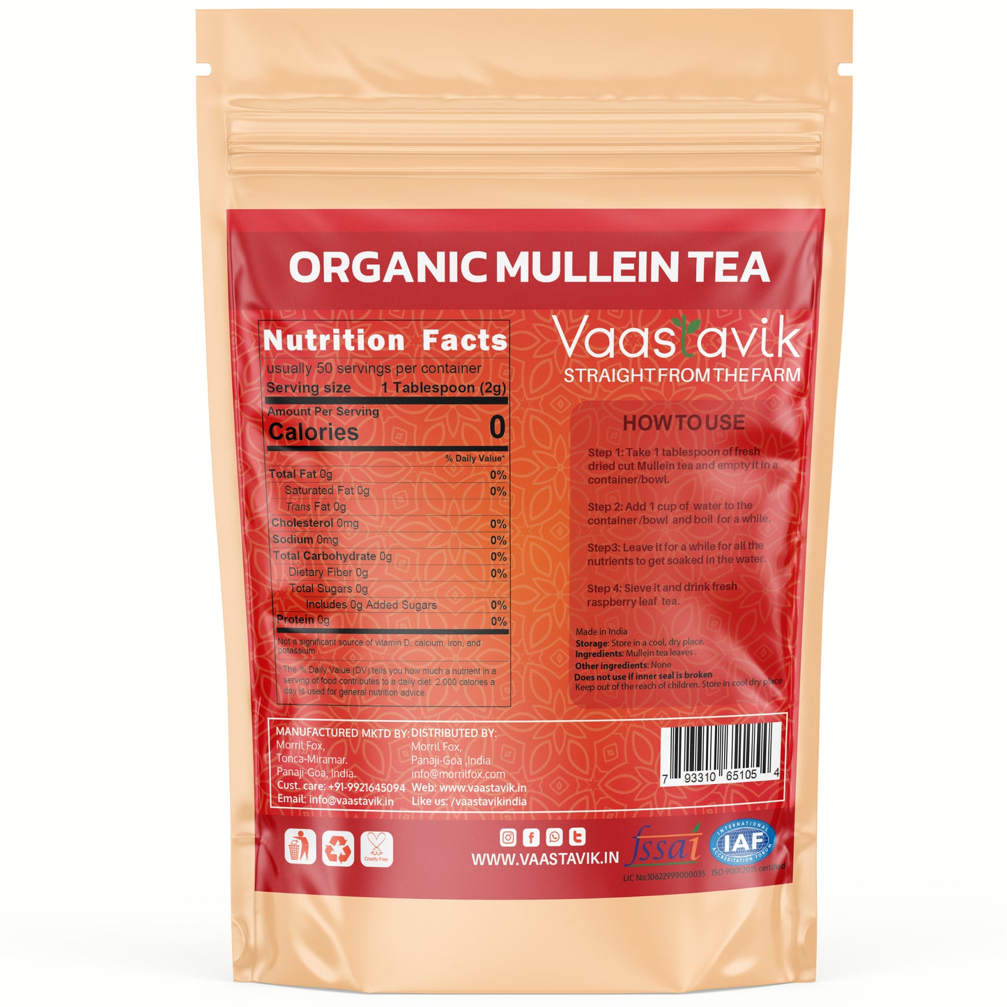 Pure Mullein Tea 100gms