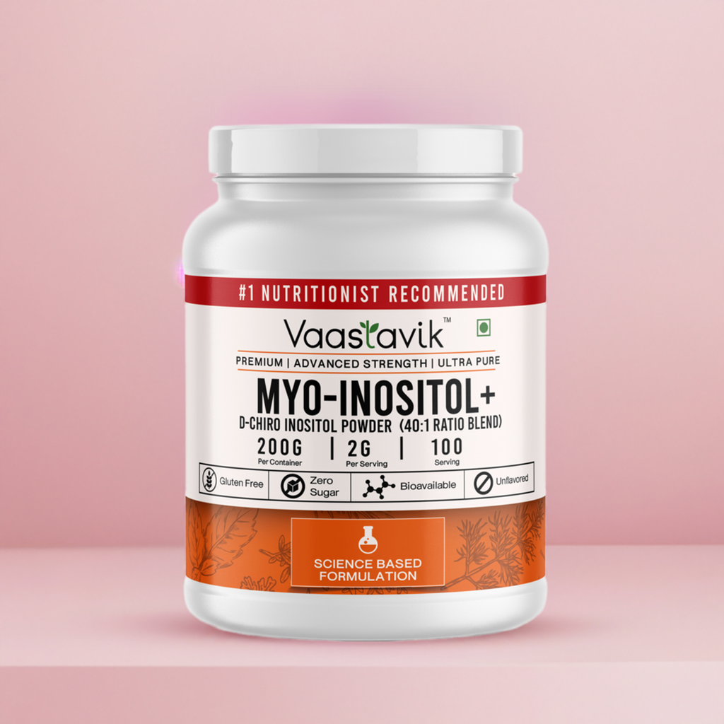 Myo-Inositol & D-Chiro Inositol Powder 200 gm Hormonal Balance