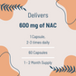 N-Acetyl L Cysteine (NAC) 500 mg 60 Veg Capsules