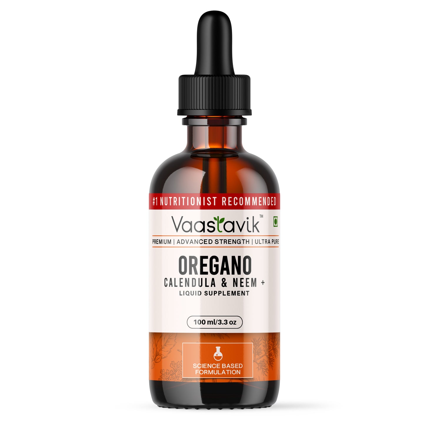 Oregano plus Calendula Extract Tincture Liquid Supplement 100 ml